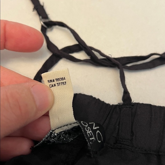 BILLABONG DESIGNERS CLOSET BLACK SHEER CUTOUT COTTON MAXI DRESS LARGE - Picture 14 of 16